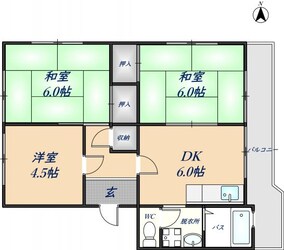 江尻マンションの物件間取画像